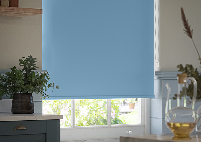 Rimini (Blackout), Bluebell - Roller Blind - Image 5